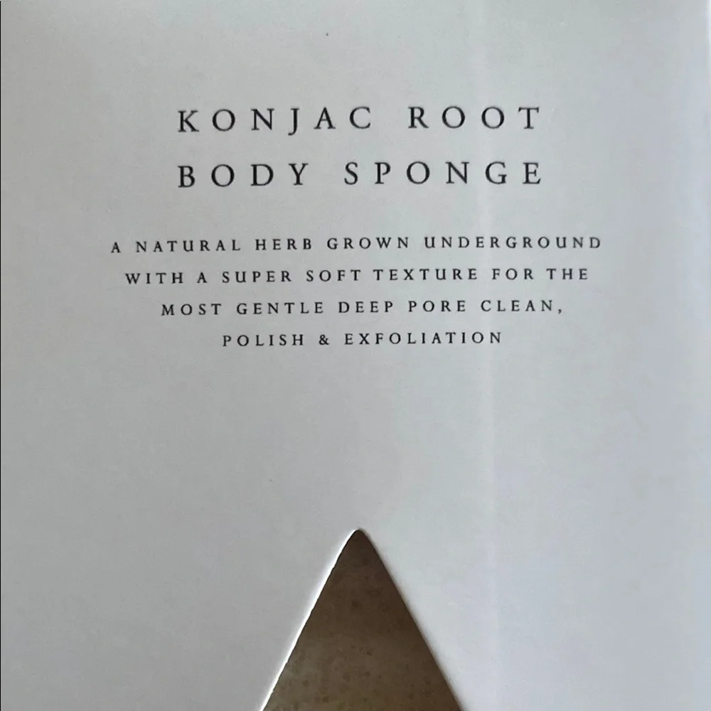 NWOT Nash Jones Konjac Root Body Sponge - Picture 2 of 4